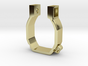 strap holder in 18k Gold Plated Brass