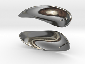 ORBITAL EARRINGS in Polished Silver