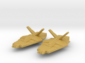 Talarian/Lysian Destroyer 1/7000 Attack Wing x2 in Tan Fine Detail Plastic