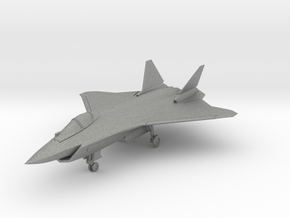 Sukhoi Su-75 Checkmate w/Landing Gear in Gray PA12: 1:200