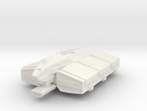 Tellarite/Retellian Freighter 1/3788 Attack Wing in White Natural Versatile Plastic