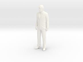 John DeLorean - Standing in White Processed Versatile Plastic
