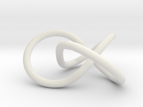 Prime Knot 3.1 in White Natural Versatile Plastic