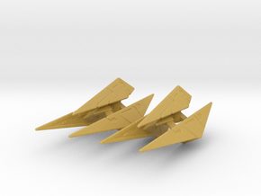 Tholian Orb Weaver 1/10000 Attack Wing x2 in Tan Fine Detail Plastic
