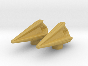 Tholian Web Spinner (ENT) 1/700 Attack Wing x2 in Tan Fine Detail Plastic