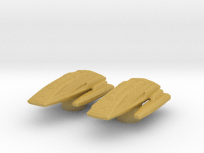 Type 11 Shuttle 1/1000 Attack Wing x2 in Tan Fine Detail Plastic