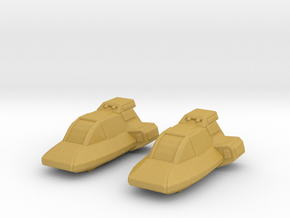 Type 18 Shuttlepod 1/350 x2 in Tan Fine Detail Plastic