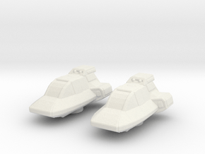 Type 18 Shuttlepod 1/350 Attack Wing x2 in White Natural Versatile Plastic