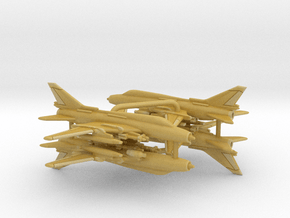 1:400 Scale Su-17M (Loaded, Wings Out, Gear Up) in Tan Fine Detail Plastic