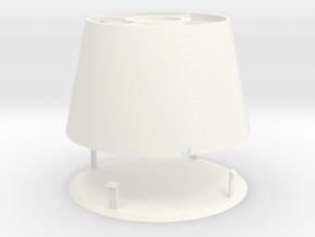 lamp base in White Smooth Versatile Plastic