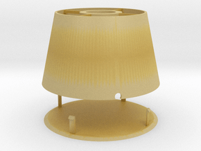 lamp base in Tan Fine Detail Plastic