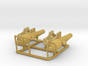 2 X 1/192 Navy Parrott 150 lb Rifled Cannon in Tan Fine Detail Plastic