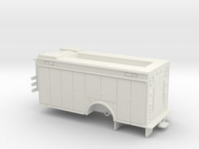 1/87 Pierce DC HazMat Body DP roof  in White Natural Versatile Plastic