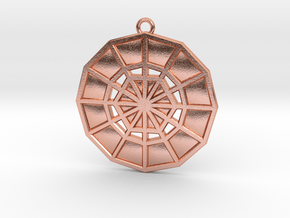 Restoration Emblem 06 Medallion (Sacred Geometry) in Natural Copper