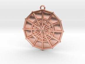 Rejection Emblem 04 Medallion (Sacred Geometry) in Natural Copper