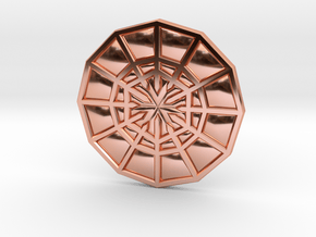Rejection Emblem CHARM 04 (Sacred Geometry) in Polished Copper