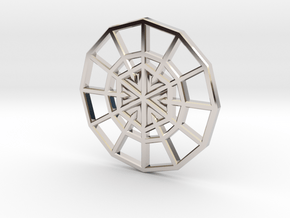 Resurrection Emblem CHARM 02 (Sacred Geometry) in Platinum