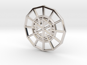 Resurrection Emblem CHARM 03 (Sacred Geometry) in Platinum