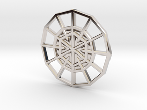 Resurrection Emblem CHARM 07 (Sacred Geometry) in Platinum