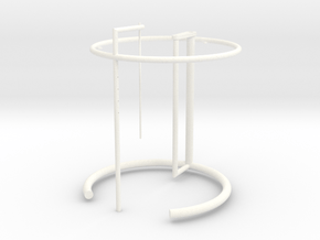 Side table E1027 - Eileen Gray - Scale1:6 in White Smooth Versatile Plastic: 1:8
