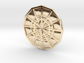 Rejection Emblem CHARM 04 (Sacred Geometry) in 14K Yellow Gold