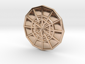 Rejection Emblem CHARM 04 (Sacred Geometry) in 9K Rose Gold 