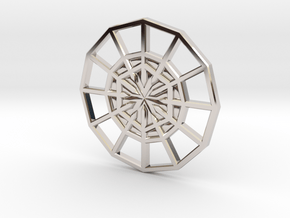 Rejection Emblem CHARM 07 (Sacred Geometry) in Platinum