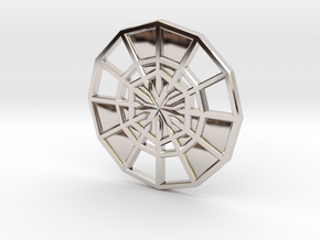 Rejection Emblem CHARM 09 (Sacred Geometry) in Platinum