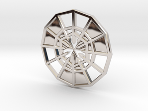 Rejection Emblem CHARM 12 (Sacred Geometry) in Platinum
