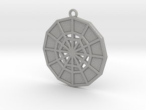 Restoration Emblem 12 Medallion (Sacred Geometry) in Aluminum