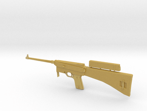 French Army MAS 38 SMG in Tan Fine Detail Plastic