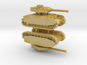 Panzer IV H in Tan Fine Detail Plastic: 6mm
