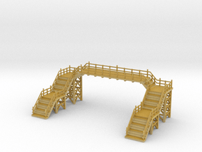 Overhead Footbridge for Platforms 1:220 / 1:160 in Tan Fine Detail Plastic: 1:160 - N