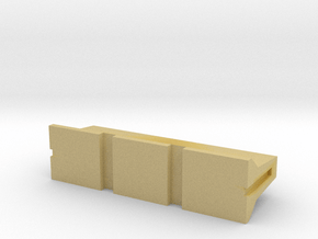 10ft Jersey Barrier in Tan Fine Detail Plastic: 1:48 - O