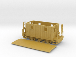 HO/OO TUGS Bobber Caboose Chain V2 in Tan Fine Detail Plastic