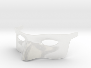 Green Hornet Mask - 1.9 scale in Clear Ultra Fine Detail Plastic