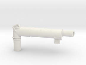 ElcoMufflerStubPORT in White Natural Versatile Plastic