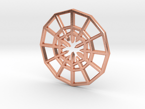 Rejection Emblem CHARM 01 (Sacred Geometry) in Natural Copper