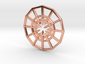 Rejection Emblem CHARM 01 (Sacred Geometry) in Polished Copper