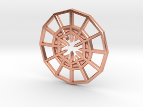 Rejection Emblem CHARM 03 (Sacred Geometry) in Natural Copper