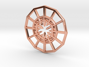 Rejection Emblem CHARM 03 (Sacred Geometry) in Polished Copper