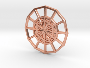 Rejection Emblem CHARM 07 (Sacred Geometry) in Natural Copper