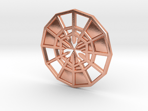 Rejection Emblem CHARM 12 (Sacred Geometry) in Natural Copper