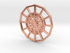 Restoration Emblem 03 CHARM (Sacred Geometry) in Natural Copper