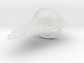 Vulcan D'Kyr Type 1/15000 (Ring 90°) in Clear Ultra Fine Detail Plastic