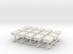 1/32 USN Gauges Lv1 Set 15 Units in White Natural Versatile Plastic
