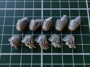 Cataphractii Arms x10 in Tan Fine Detail Plastic: d30