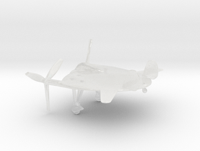 Vought V-173 Flying Pancake in Clear Ultra Fine Detail Plastic: 6mm