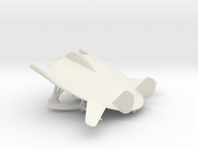 Vought V-173 Flying Pancake in White Natural Versatile Plastic: 1:64 - S