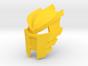 Kanohi Avohkii - Rival Style in Yellow Smooth Versatile Plastic